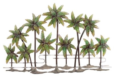 Metal Palm Tree Wall Decor