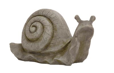 Concrete Look Garden Snail - Globe Imports