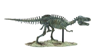 miniature dinosaur skeleton