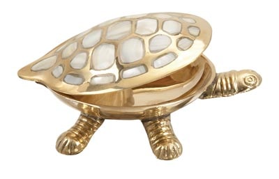 Brass Turtle Dish - Globe Imports