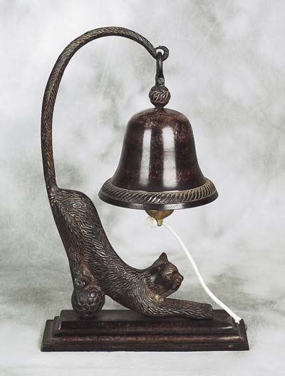brass cat bell
