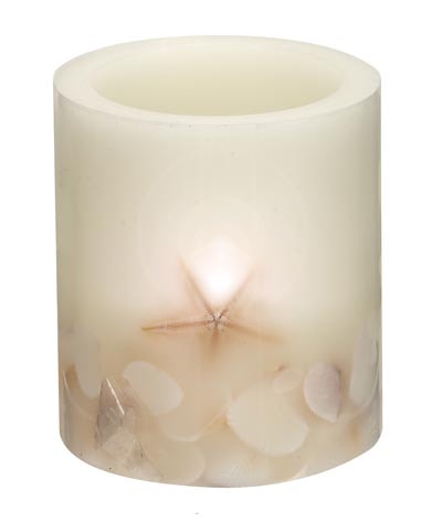 Battery Operated Flameless Beach Candle - Globe Imports