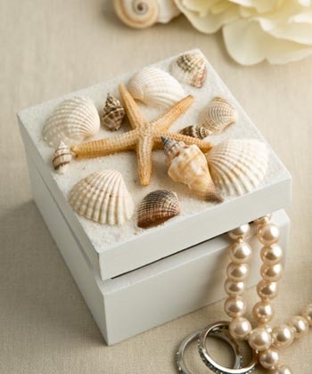 Sea Shell Trinket Box - Globe Imports