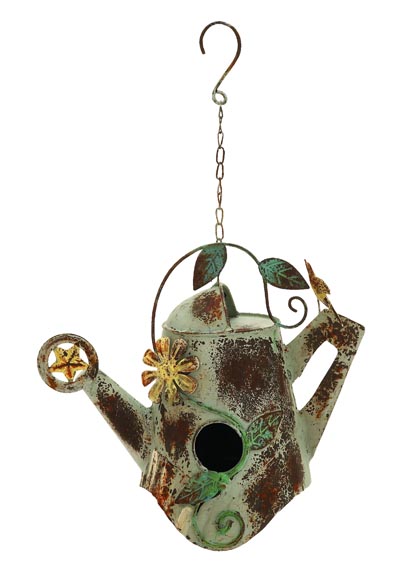 Watering Can Bird House Globe Imports   W 55133F 