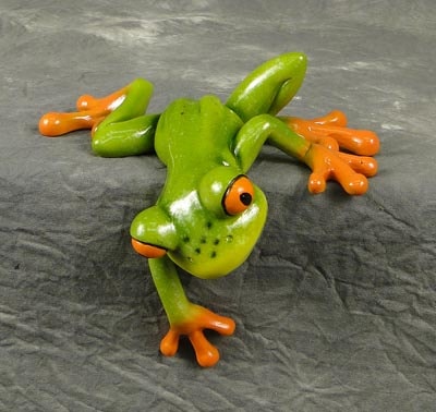 sitting frog figurine