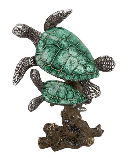 Polystone Sea Turtles - Globe Imports