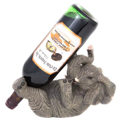 Elephant Bottle Holder - Globe Imports