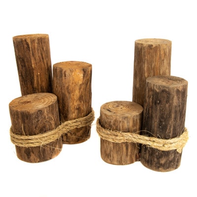 Assorted Decorative Wood Pilings - Globe Imports