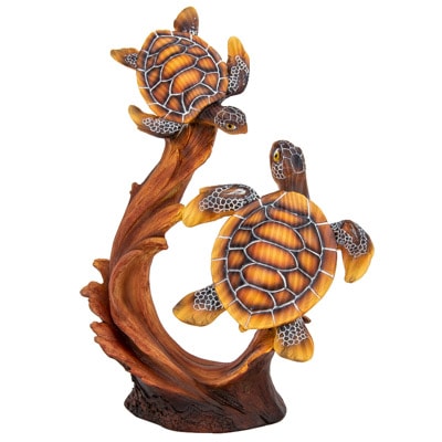 wood turtle figurine