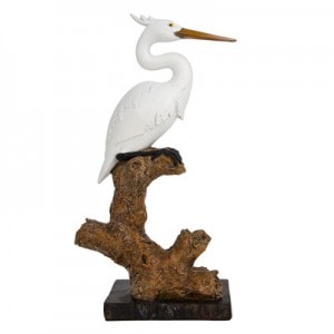 Great Egret Figurine - Globe Imports