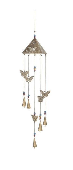 Butterflies and Beads Chime - Globe Imports