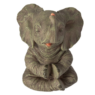 Yoga Elephant Figurine - Globe Imports